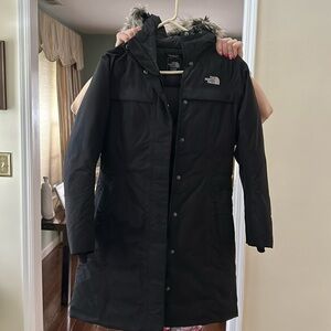 Women’s black North Face jacket size small
